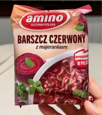 Barszcz czerwony z majerankiem