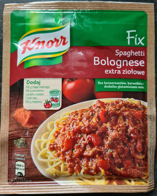 Knor Fix Spaghetti Bolognese extra ziołowe
