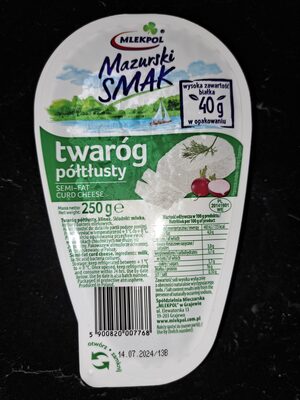 Twaróg półtłusty Mazurski Smak