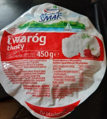 Full-fat curd cheese